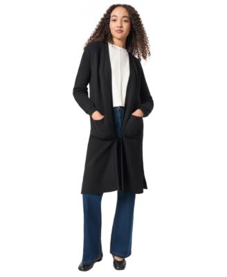 Jones New York - Women's Ribbed Long-Sleeve Open-Front Cardigan Sweater