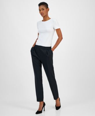 BOSS Orange - Women's Tojo Low-Rise Tapered-Leg Pants