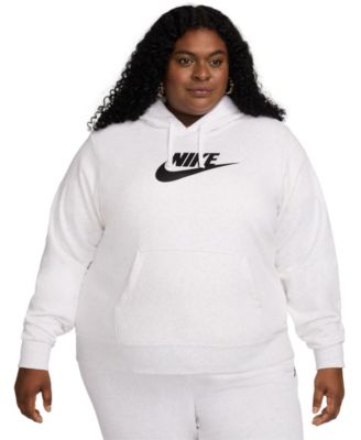 Nike - Plus Size Active Sportswear Club Hooded Fleece Sweatshirt