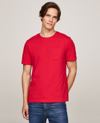 Tommy Hilfiger - Men's Essential Solid Pocket T-Shirt