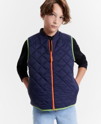 Epic Threads - Little & Big Boys Reversible Faux-Sherpa Vest