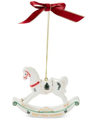 Spode - 2024 Baby's First Christmas Horse Ornament