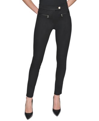 KARL LAGERFELD PARIS - Women's Zip-Pocket Ankle Pants