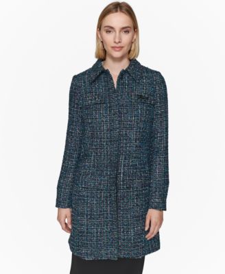 KARL LAGERFELD PARIS - Women's Tweed Topper Jacket
