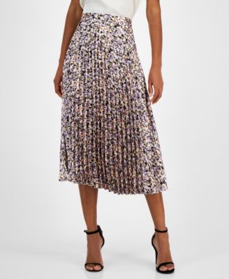 BOSS Orange - Women's Vlissa Pleated Abstract-Print Skirt