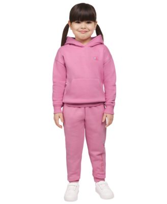 Champion - Toddler Girls Fleece Hoodie & Jogger Pants, 2 Piece Set