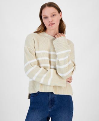 Hippie Rose - Juniors' Drop-Shoulder Crewneck Sweater