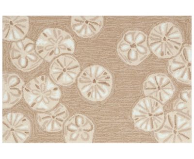 Liora Manne' - Capri Sea Biscuit 8'x8'4" Round Area Rug