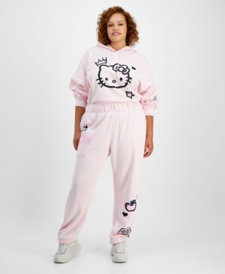 Grayson Threads, The Label - Trendy Plus Size Hello Kitty Joggers