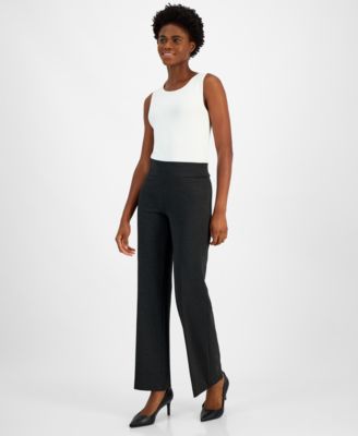 Anne Klein - Women's Pull-On Wide-Leg Pants