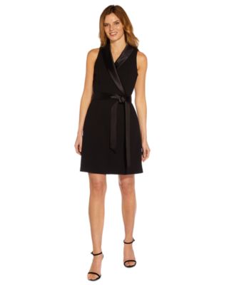 Adrianna Papell - Women's Tuxedo Wrap Party Dress