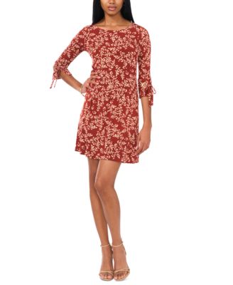 MSK - Petite Printed 3/4-Sleeve Shift Dress