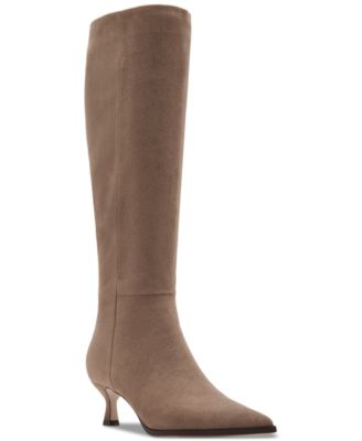 Madden Girl - Debut Wide-Calf Tall Kitten-Heel Dress Boots