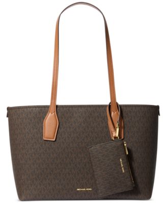 Michael Kors - Signature Logo Tote with Zip Pouch