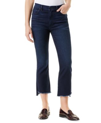 Gloria Vanderbilt - Women's Shilo Frayed-Hem Crop Boot-Cut Jeans