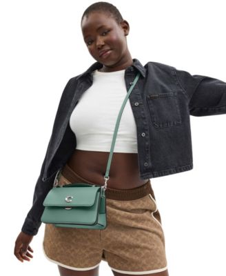 COACH - Juno Small Black Leather Bag