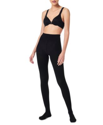 SPANX - Women's Rib-Knit Shorty Shaping Tights