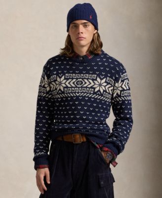 Polo Ralph Lauren - Men's Snowflake Cotton-Cashmere Sweater