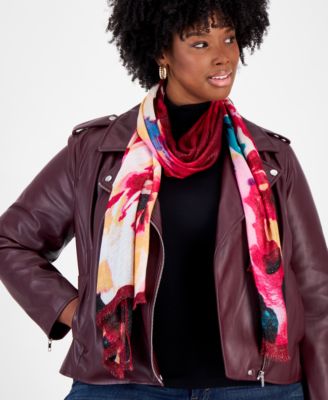 I.N.C. International Concepts - Women's Photo Floral Oblong Scarf