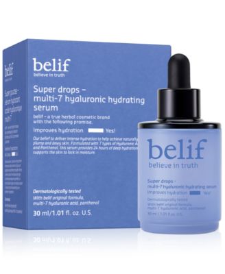 Belif - Super Drops Multi-7 Hyaluronic Hydrating Serum, 1.01 oz.