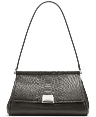 Calvin Klein - Ellis Small Snake Embossed Shoulder
