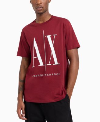 A|X Armani Exchange - Men's Short Sleeve Crewneck Large Iconic Logo T-Shirt