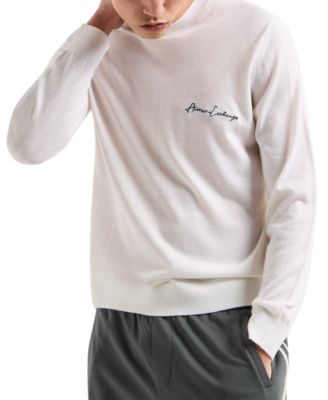 A|X Armani Exchange - Men's Wool Mix Signature Logo Sweater
