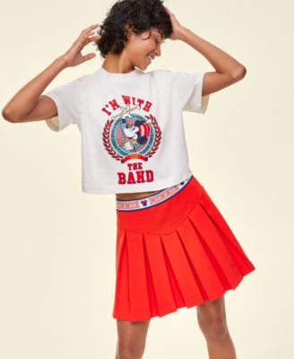 Disney | Macy's - Women's Minnie Majorette Pleated Mini Skirt