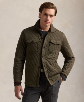 Polo Ralph Lauren - Men's Quilted Double-Knit Jersey Overshirt