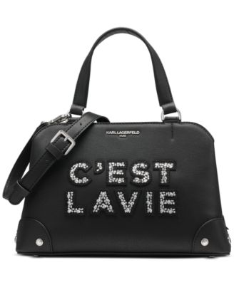 KARL LAGERFELD PARIS - Small Embellished Gifting Satchel