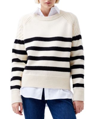 French Connection - Women's Quinley Striped Sweater