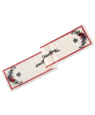 Lenox - Holiday Winter Greetings Table Runner, 14" x 70"