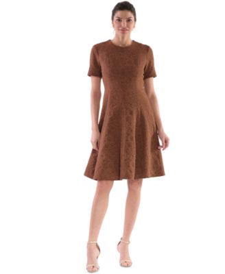 julia jordan - Women's Short-Sleeve A-Line Dress