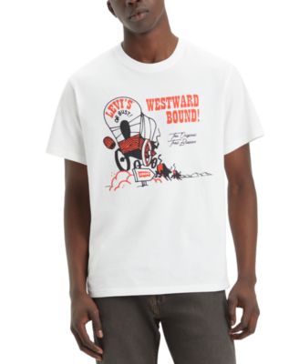 Levi's - Men's Relaxed Fit Crewneck Short Sleeve Logo Graphic T-Shirt