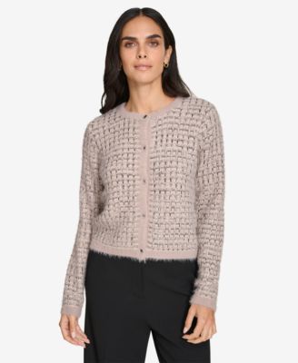 Calvin Klein - Women's Button-Front Knit Sweater
