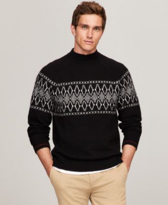 Tommy Hilfiger - Men's Dress Casual Festive Turtleneck Sweater
