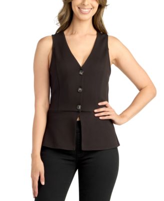 BCX - Juniors' Peplum Vest