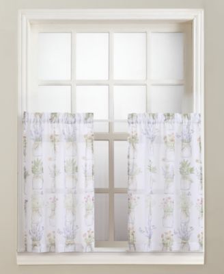 No. 918 - Eve's Garden 54" x 38" Pair of Swag Valances