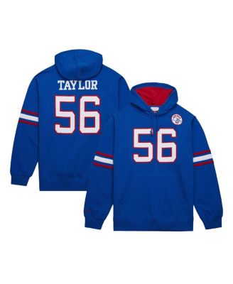 Mitchell & Ness - Men's Lawrence Taylor Royal New York Giants Retired Player Name Number Pullover Hoodie