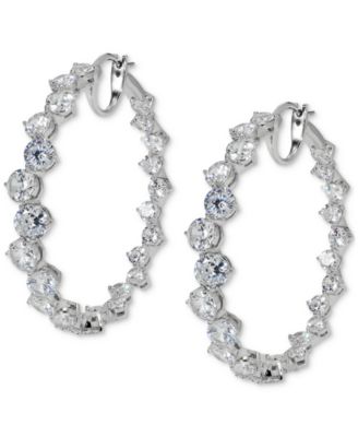 Eliot Danori - Cubic Zirconia Linear Drop Earrings