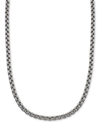 Esquire Men's Jewelry - Large Box-Link Chain in Stainless Steel