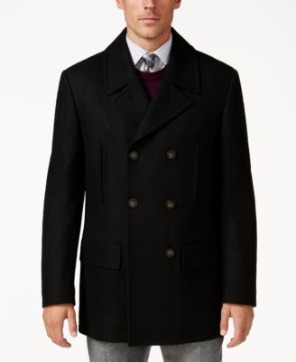 Michael Kors - Men's Classic Fit Double-Breasted Peacoat