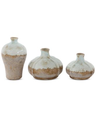 3R Studio - Set of 3 Terra-Cotta Vases