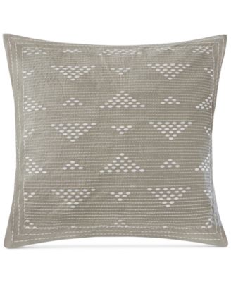INK+IVY - Cario Embroidered 18" Square Decorative Pillow