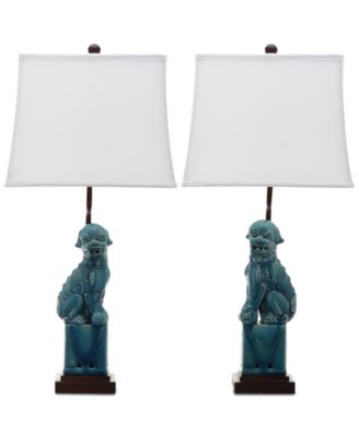 Safavieh - Foo Dog Set of 2 Table Lamps
