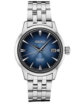 Seiko - Men's Automatic Presage Stainless Steel Bracelet Watch 40.5mm
