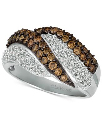 Le Vian - Diamond Swirl Ring (1-1/8 ct. t.w.) in 14k White Gold