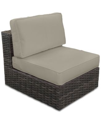 Furniture - Viewport Outdoor Armless Unit with Sunbrella&reg; Cushion
