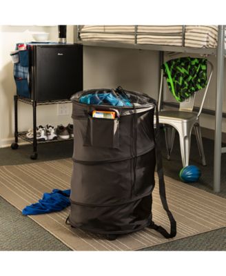 Honey Can Do - Pop-Up Laundry Bin with Wheels