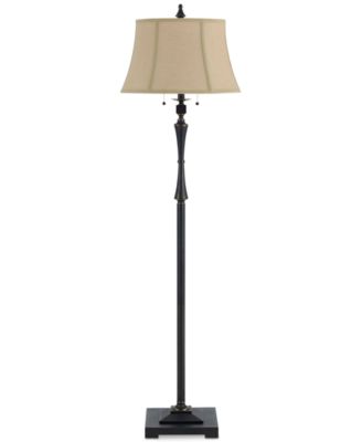 Cal Lighting - 60W 2-Light Madison Club Floor Lamp